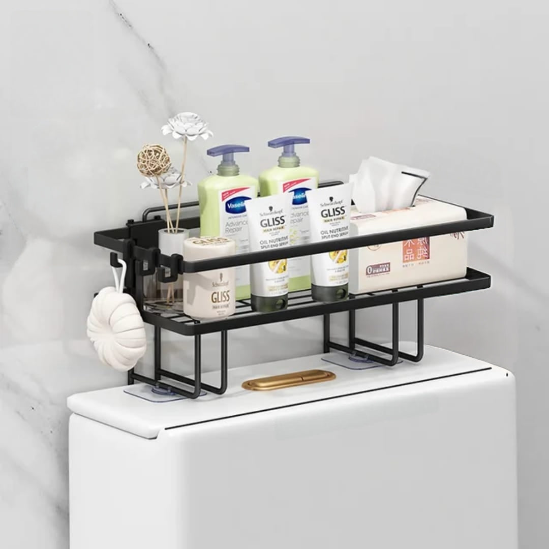 Single Layer Over The Toilet Rack Shelf