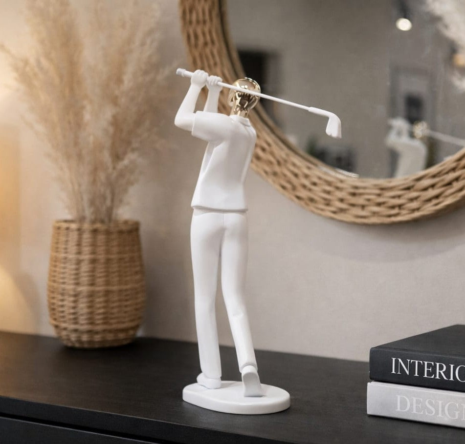 Office and Home Golf Figure Resin Table Ornament