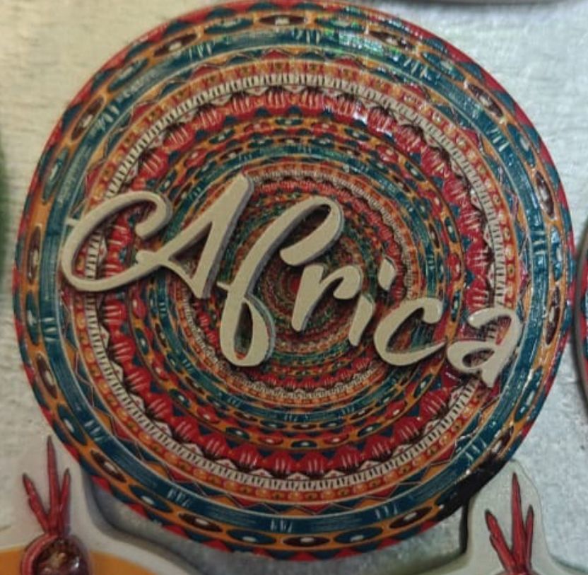 Africa Heritage Magnet Fridge Décor Cultural Souvenir