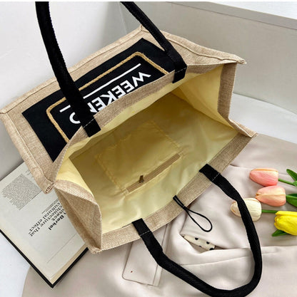 Hello Weekend Tote Bag