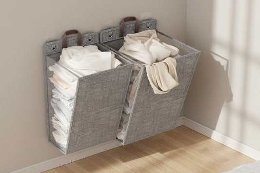 Foldable Adhesive Laundry Basket