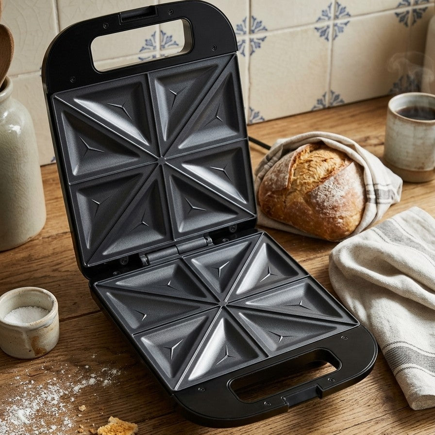 Sokany SK-08102 Sandwich Maker 4 Slice Non Stick Grill