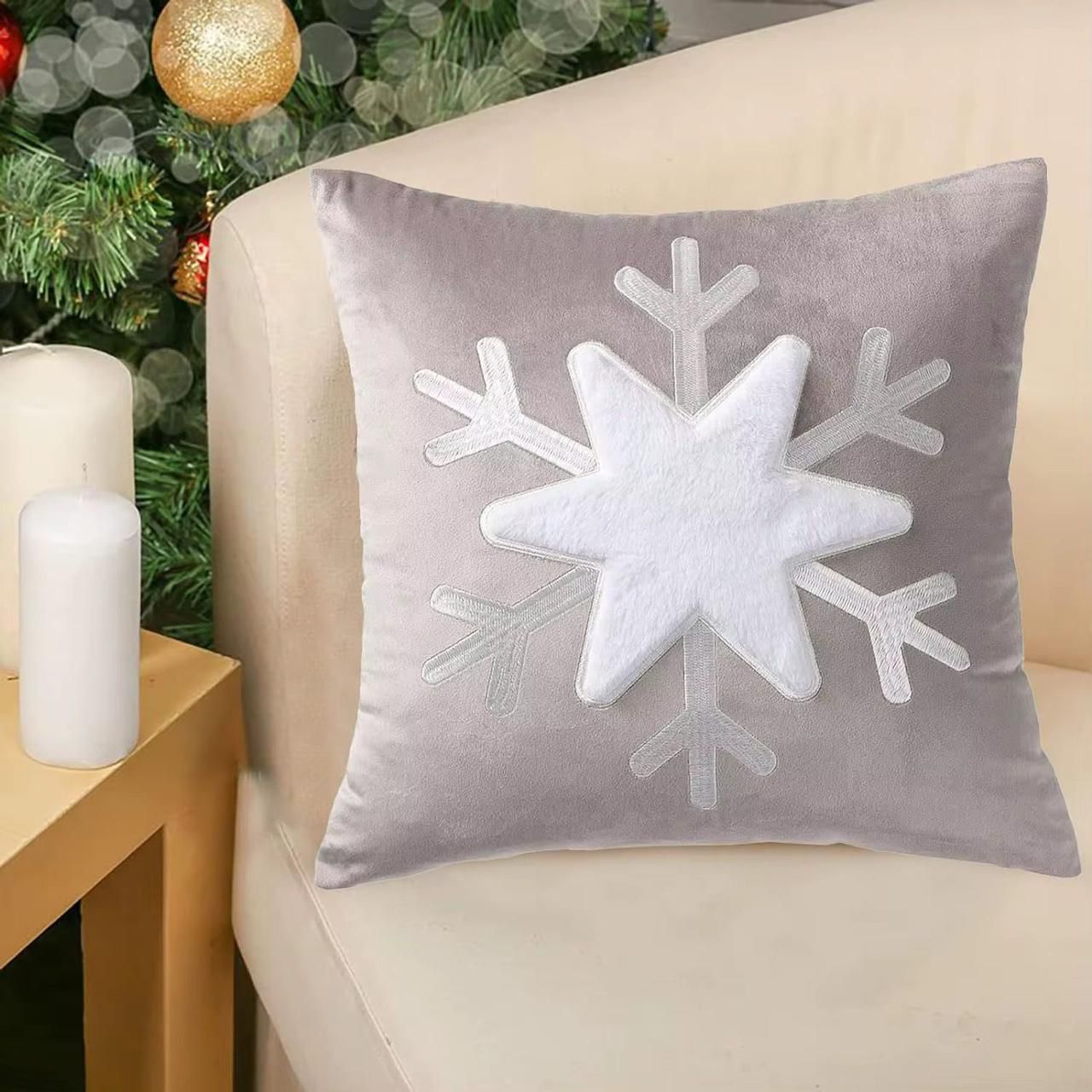 Velvet Decorative Christmas Pillow Cover