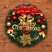 30cm Christmas Front Door Wreath Hanging Decoration