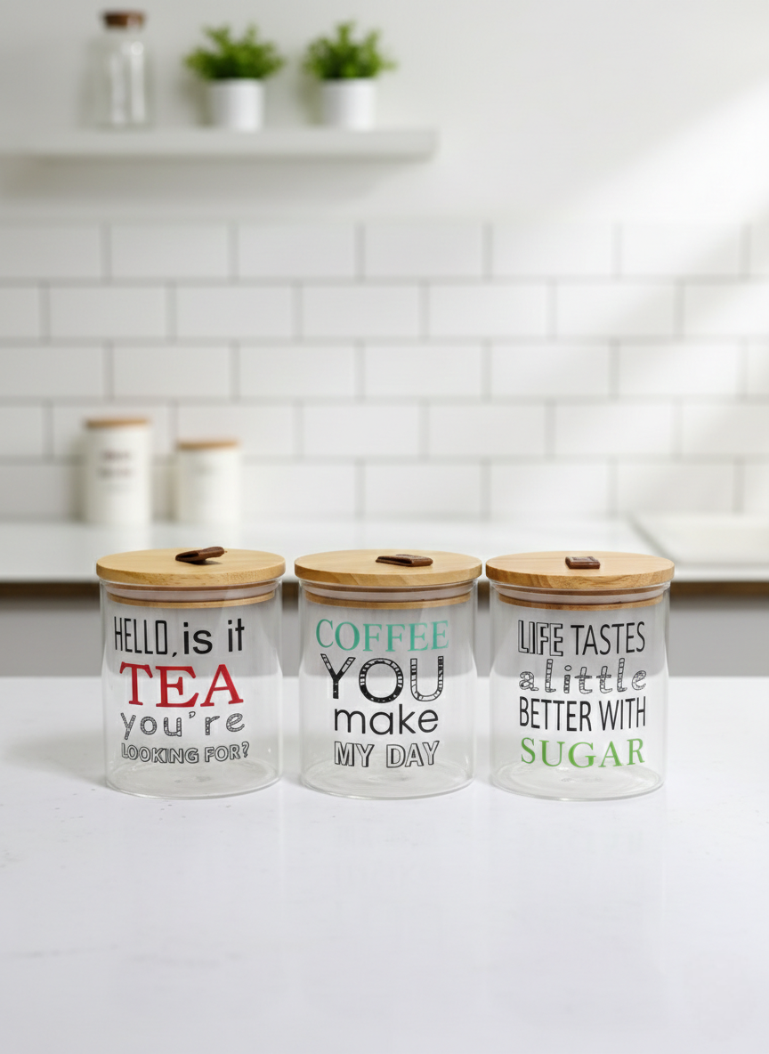 3-In-1 Storage Canisters Set