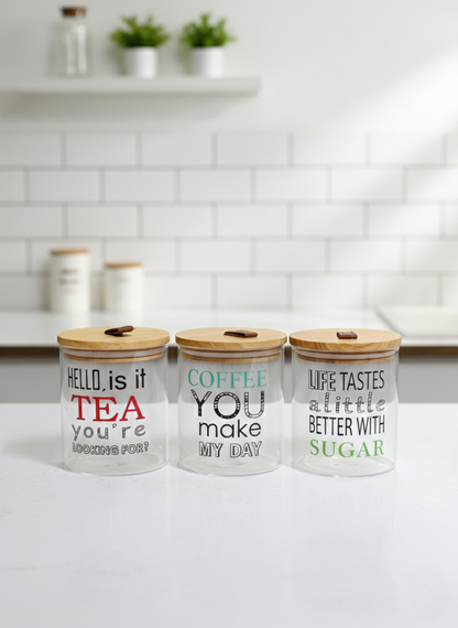 3-In-1 Storage Canisters Set