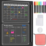 2pc Magnetic Fridge Planner