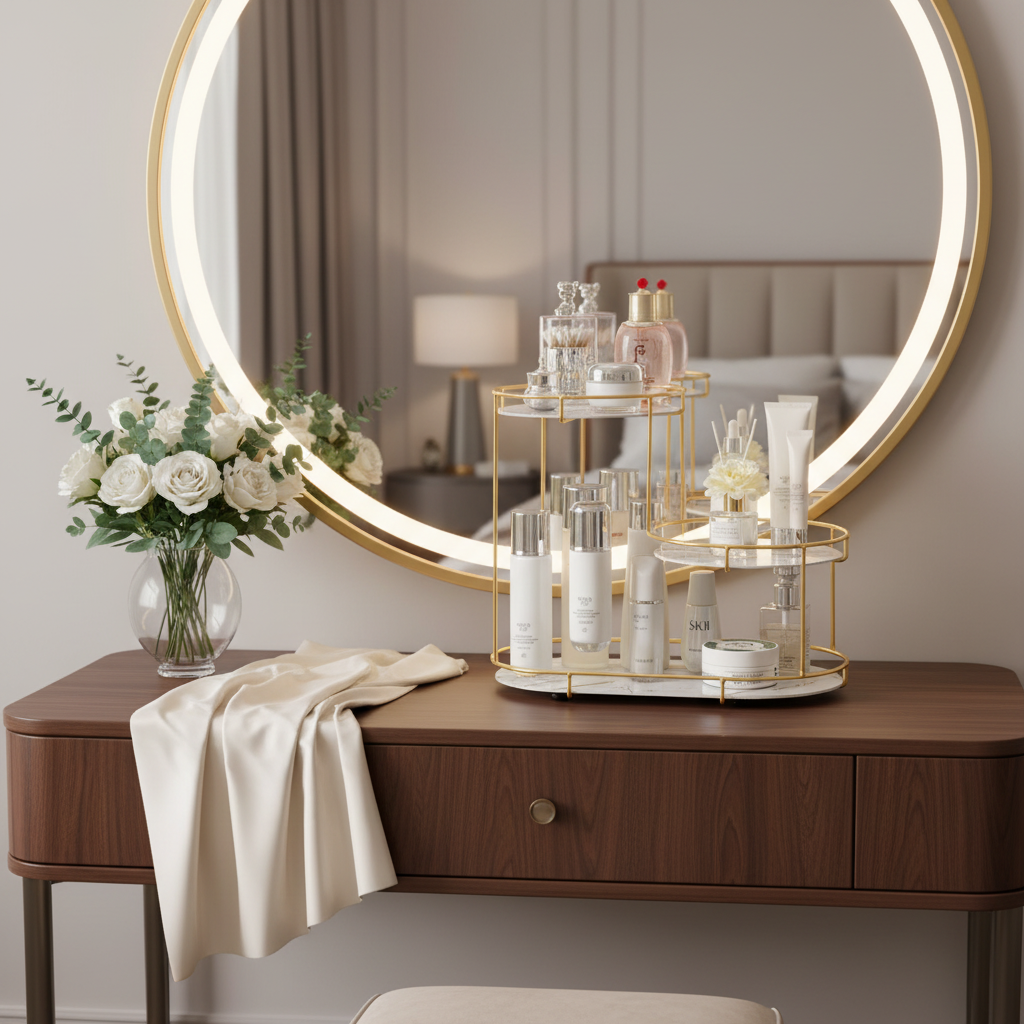 3-Layer Cosmetic Storage Rack