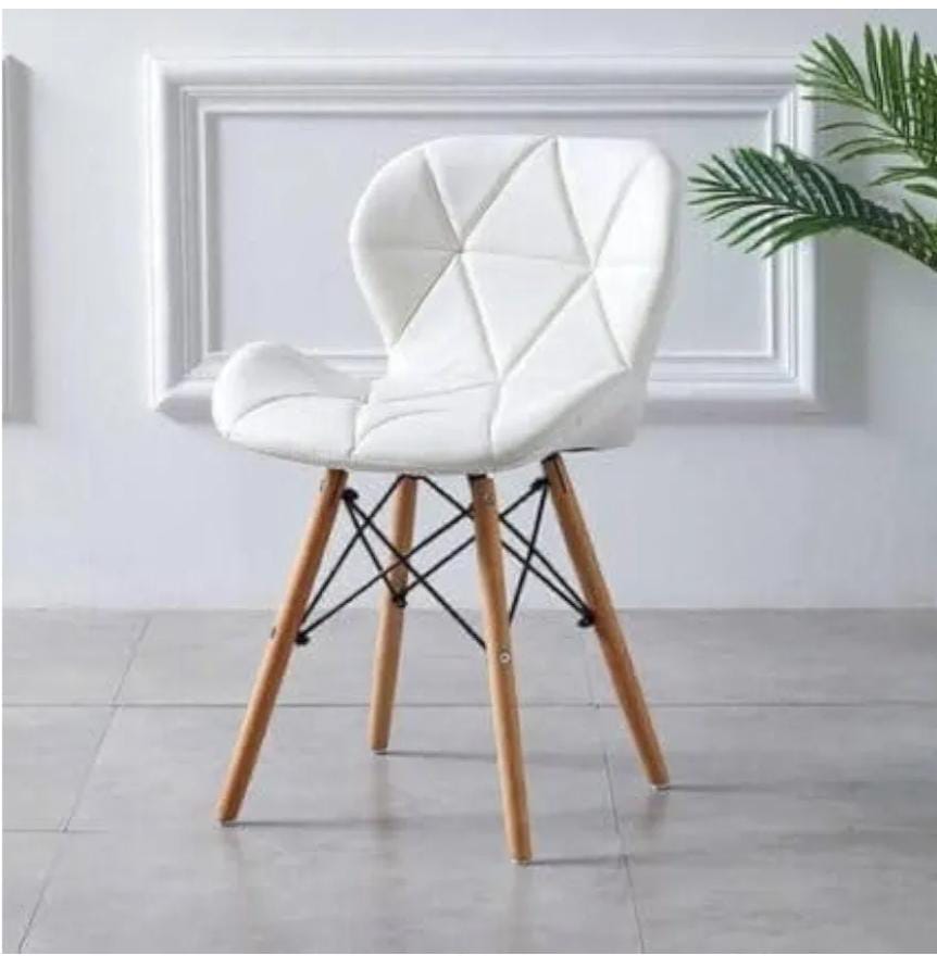 Leather Padded Nordic Butterfly Dining Chair