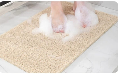 Loofah Bath Mat With Drainage
