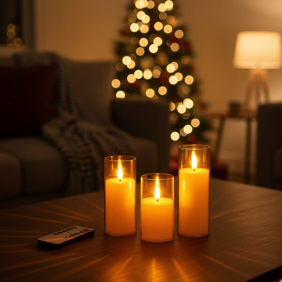 3Pcs Set Led Candles