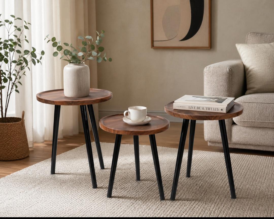 Nesting Side Stool