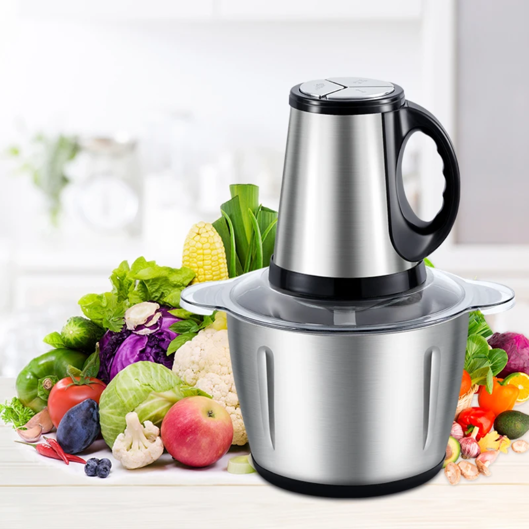Stainless Steel Electric Meat Grinder and Food Processor