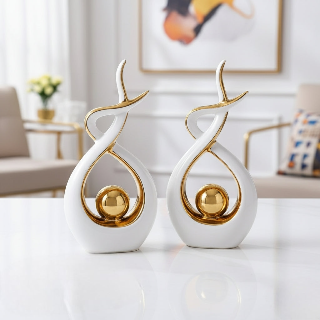 2 In 1 Ceramic Decor Figurine