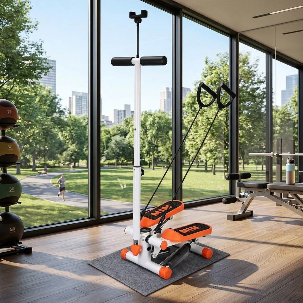 2 in 1 Hydraulic Stair Stepper with Stand and Accessories