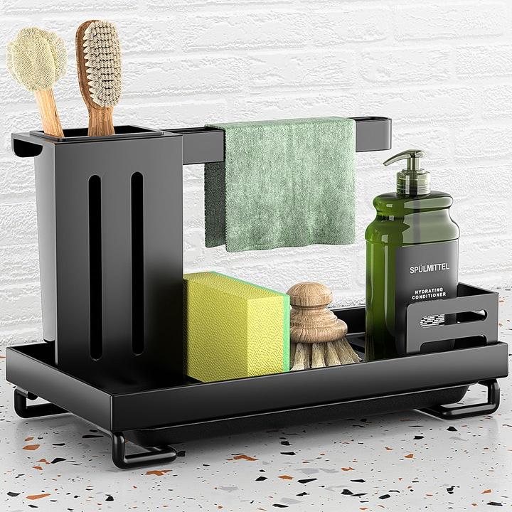 Carbon Steel Rust Proof Kitchen Sink Organizer Caddy