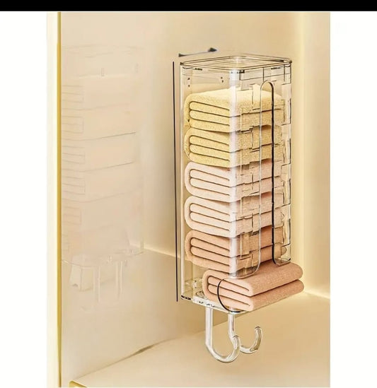 Wall mounted storage box for socks and Undergarment with dustproof cover
