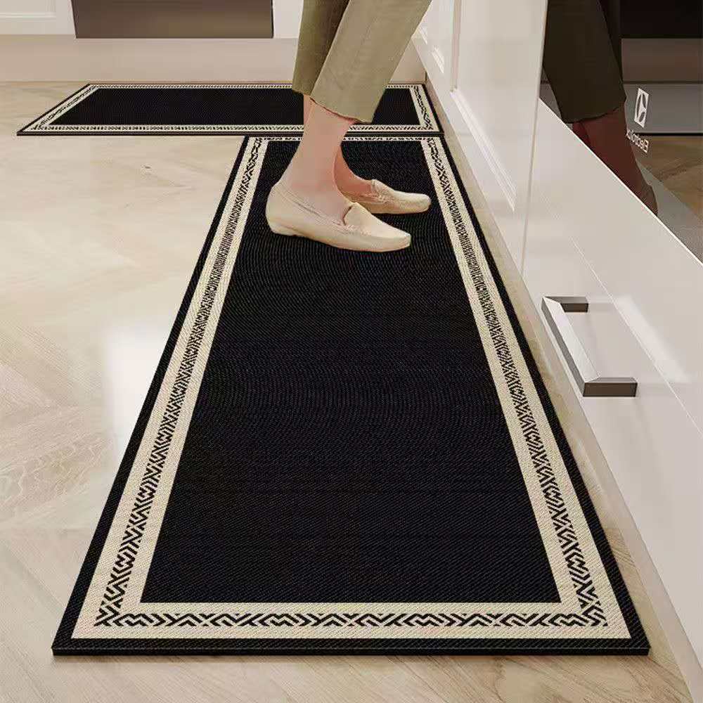 2 in 1 Rubber Bottom Anti Slip Kitchen Mats