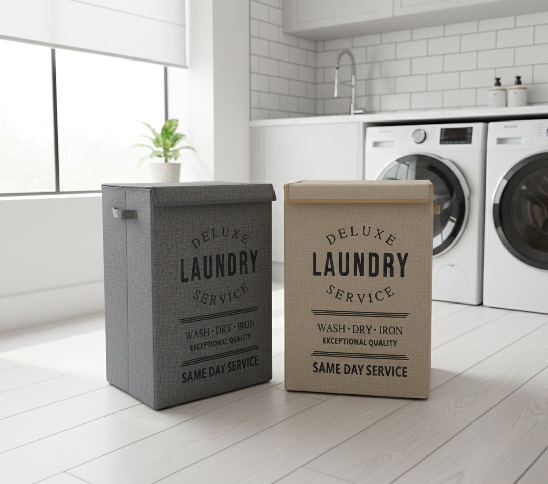 Laundry basket measuring 45x30x60 cm for household laundry storage