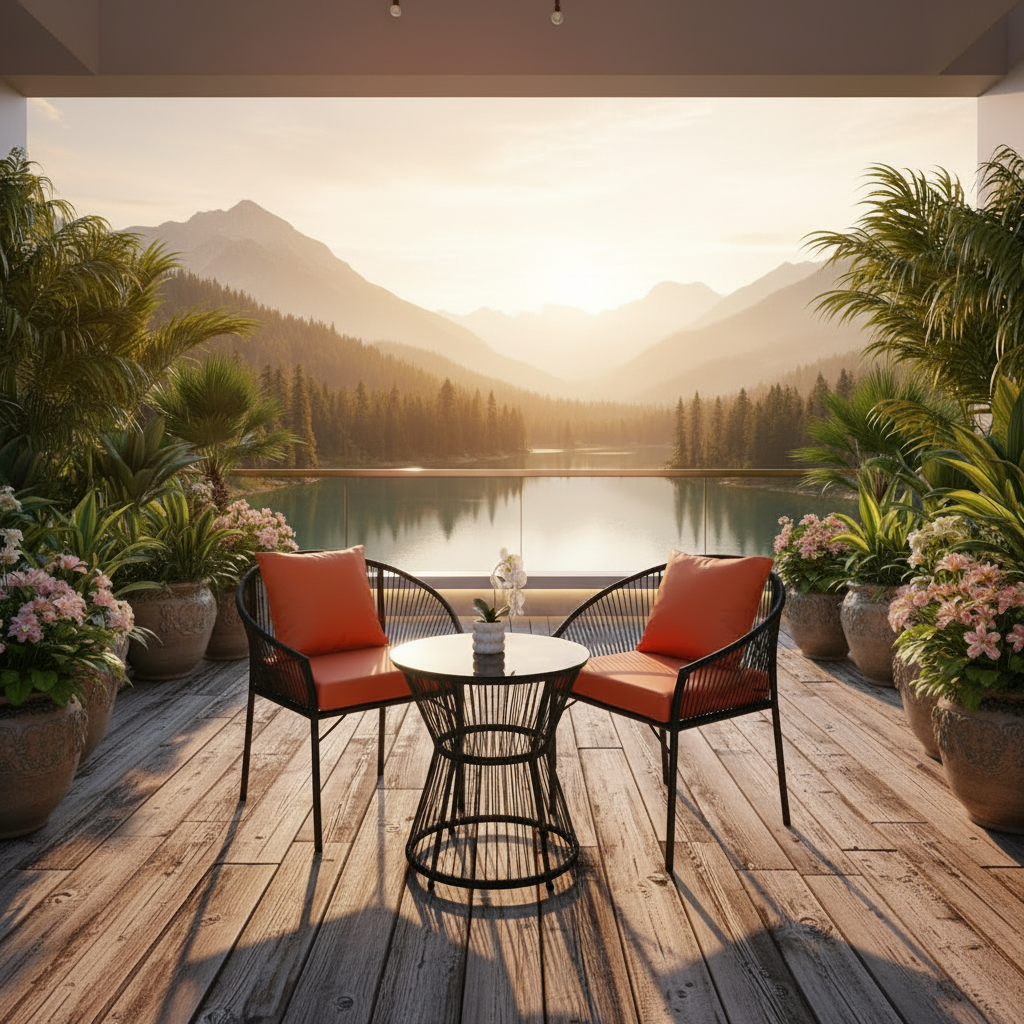 3 Piece Outdoor Bistro Set