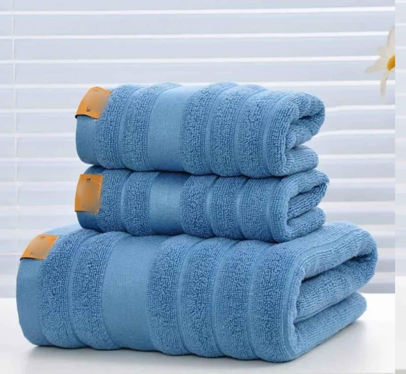 3 In 1 Cotton Towel Set