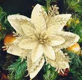 3Pcs Christmas Flower Decor For Tree Decoration