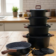 UCC 13-Piece Granite Coated Cookware Set