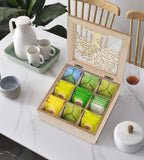 Wooden Tea & Coffee Organizer