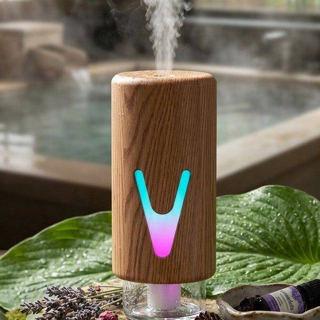 Smart Magnetic Car Diffuser with Ambient Lighting