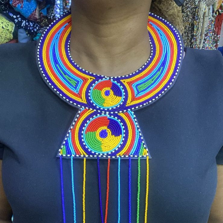 Maasai Ceremonial Handcrafted African Beaded  Necklace