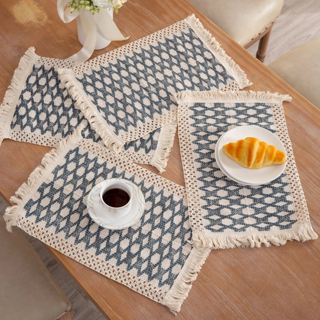 6Pcs Woven Placemats