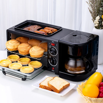 Sokany SK-145 4-in-1 breakfast maker with 12L oven and 1L coffee maker 1250W
