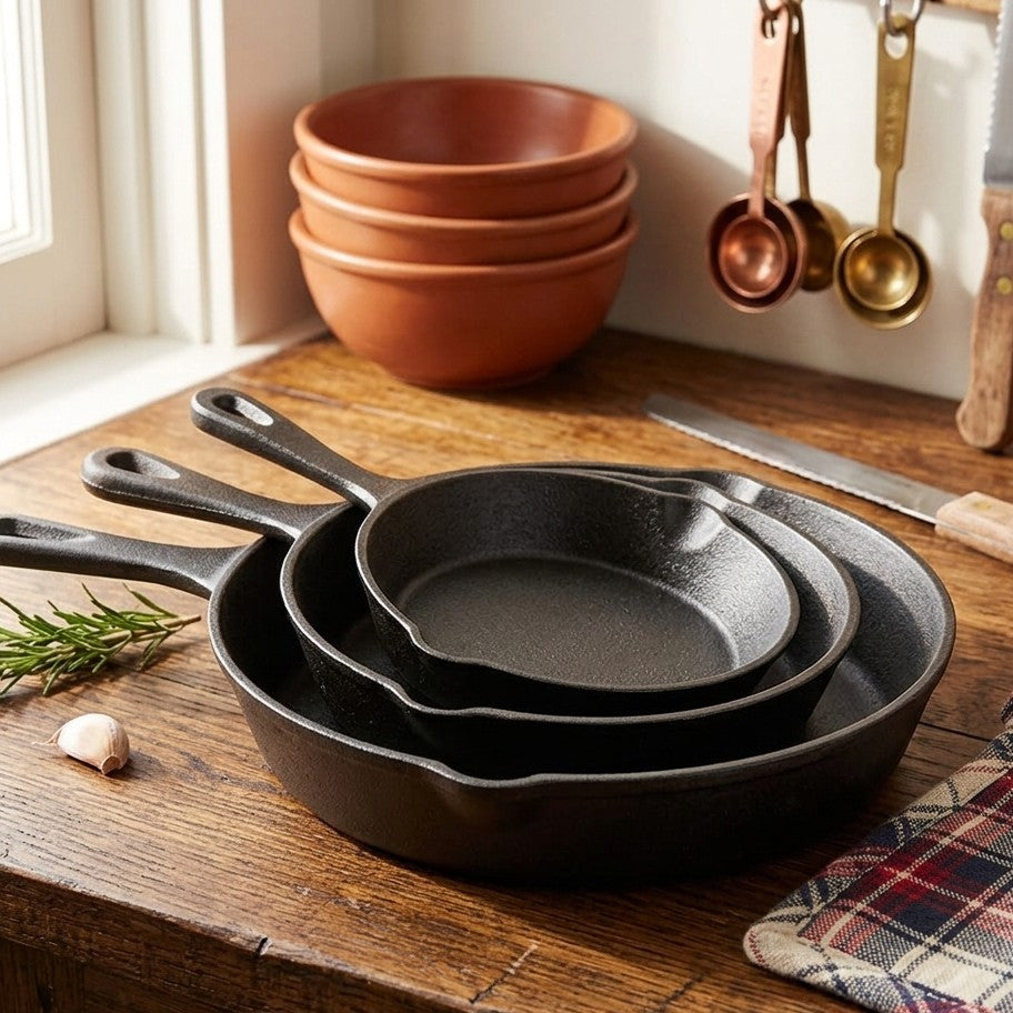 3pcs Non-Stick Skillet Set