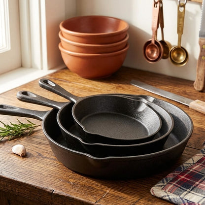 3pcs Non-Stick Skillet Set