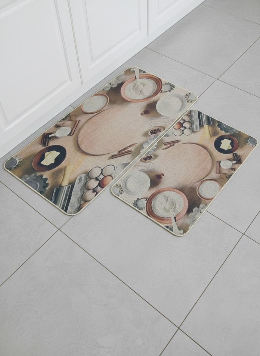 2-Piece Non-slip Kitchen Mats Set