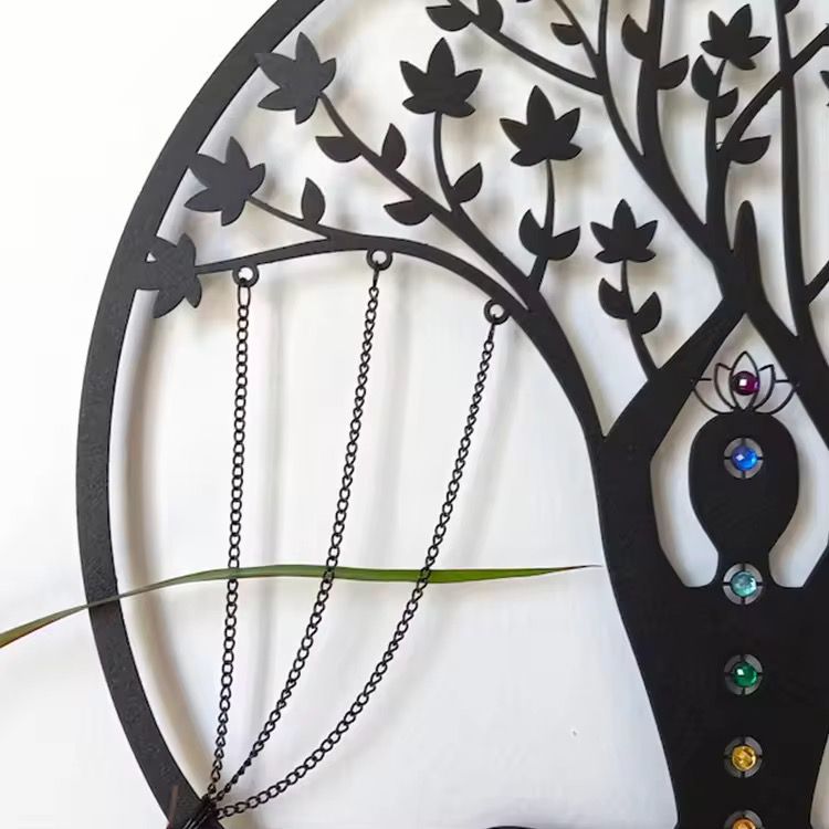 Yoga Meditation Metal Wall Décor