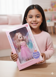 30cm Barbie doll with outfit and accessories for kids
