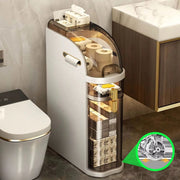 Waterproof bathroom shelf for organized storage of toiletries and bathroom essentials