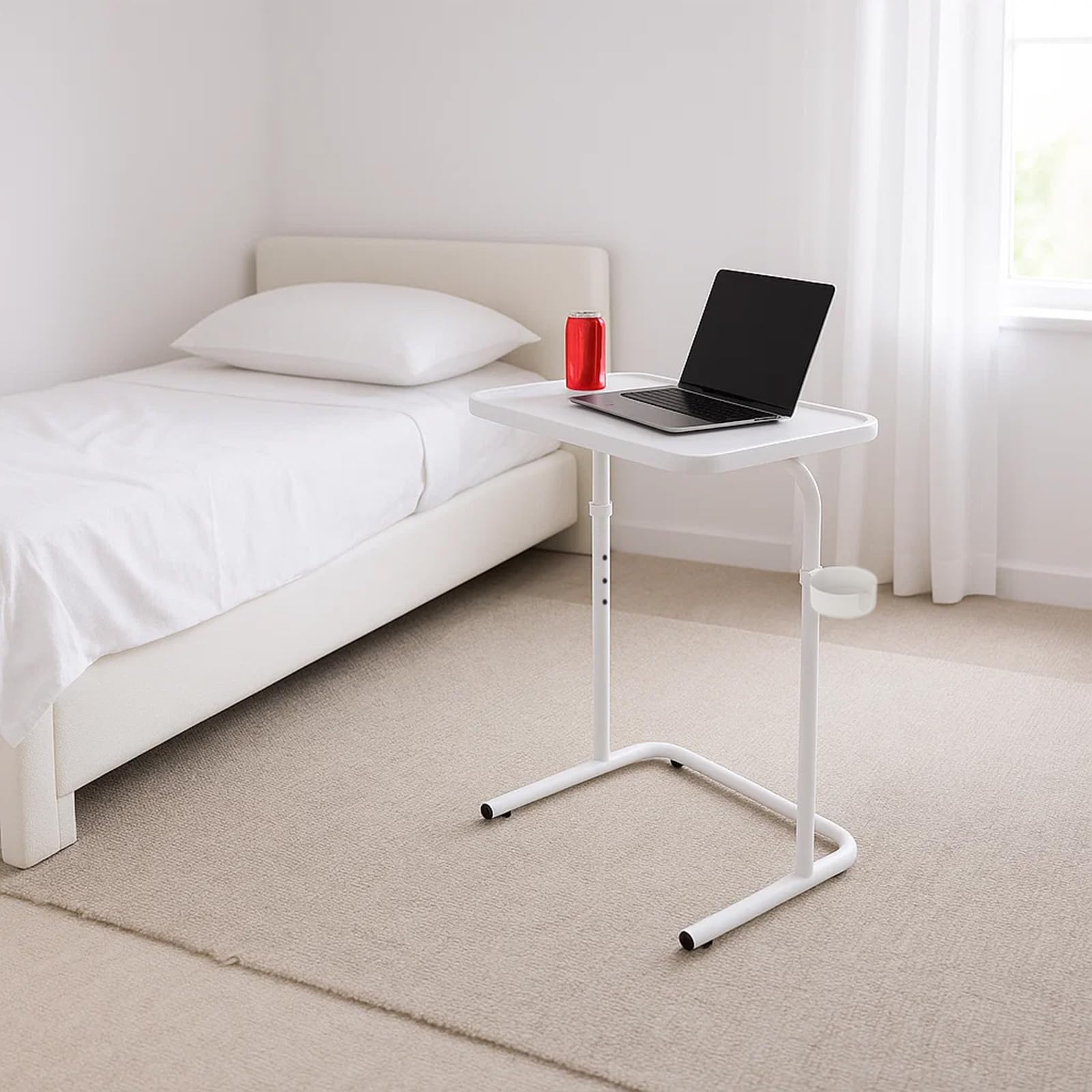 Adjustable Laptop Desk with Cup Holder