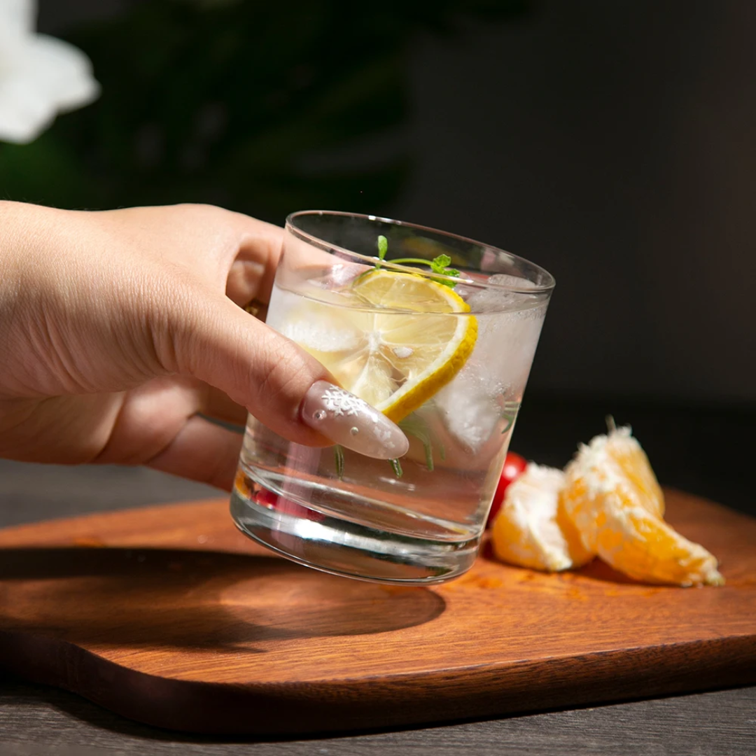 6Pcs Round Glass Set 220ml