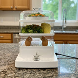 12L 3-Tier Electric Food Steamer