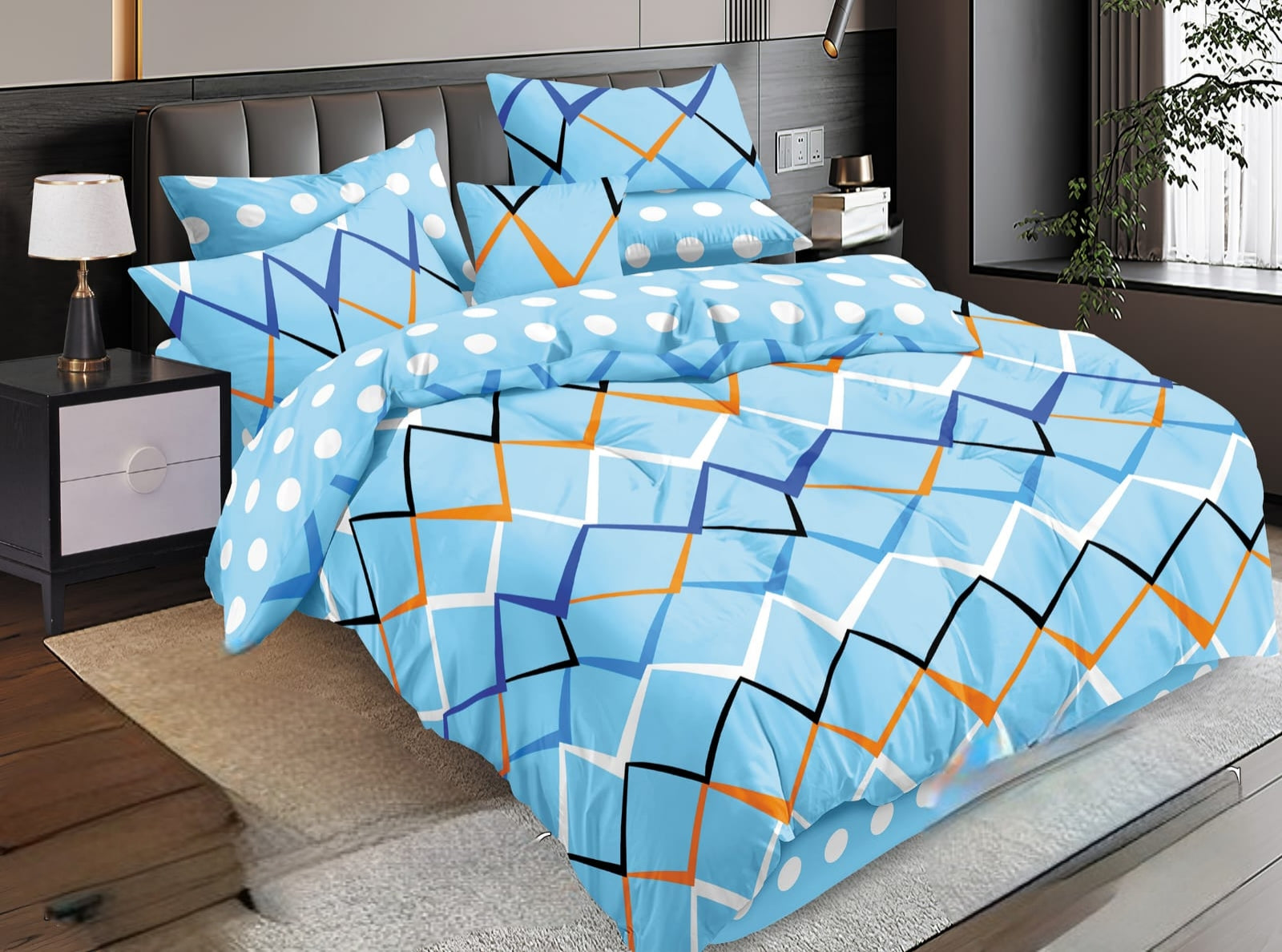 6 Piece Duvet Cover Set