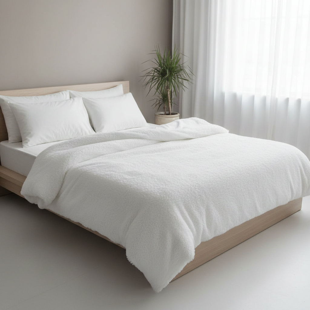 Single Velvet Plush Fluffy Duvet 4 × 6 and 5 × 6
