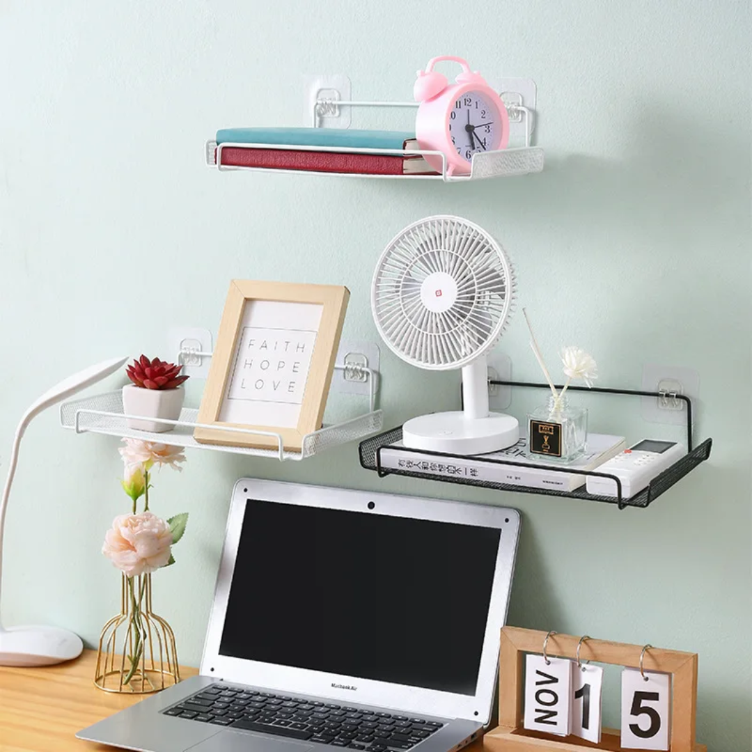 Home Organizer Router & Remote Control Wall Mount Shelf