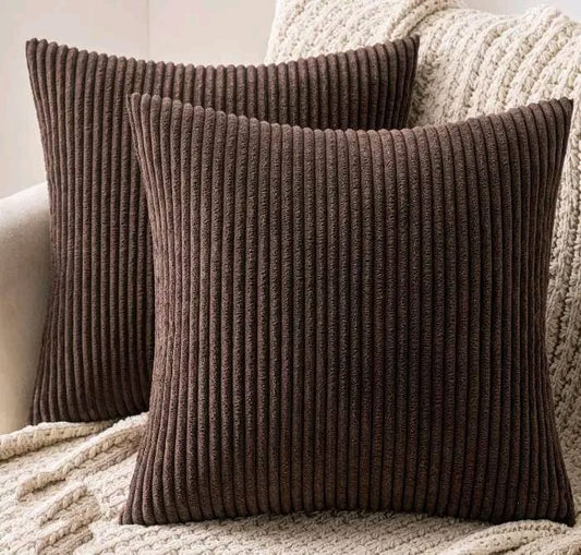 Soft velvet cushion covers for sofa or bed décor
