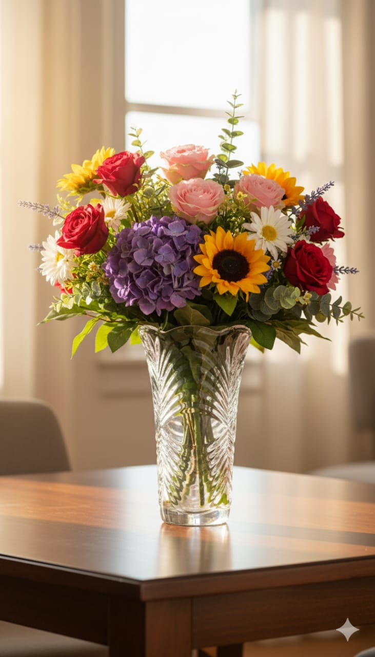 Glass Flower Vase