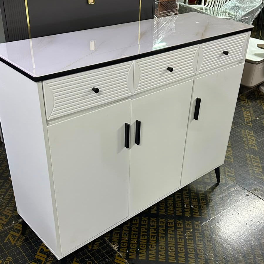 1.2m Console Table Storage Cabinet