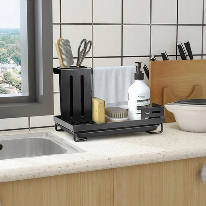 Carbon Steel Rust Proof Kitchen Sink Organizer Caddy