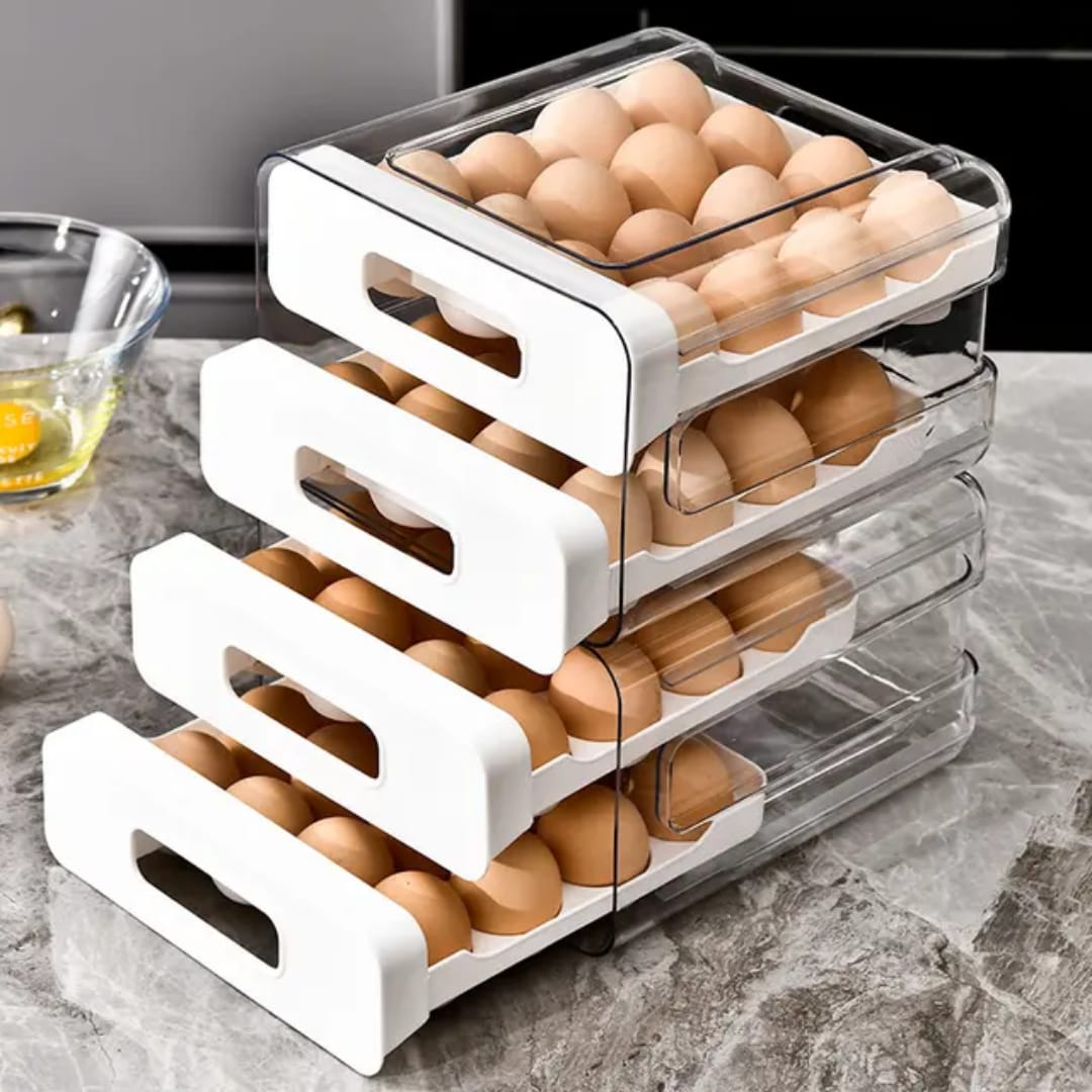 Acrylic Double Layered Egg Storage Box