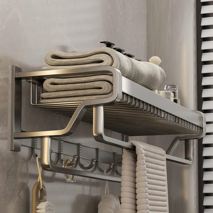 Double Layer Aluminium Shower Rack